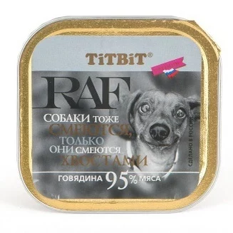 Паштет для собак RAF с говядиной (100 г)(Паштет для собак RAF с говядиной (100 г))