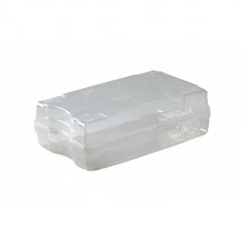 Коробка для хранения обуви М-ПЛАСТИКА, 38х20, 5х13см, прозрачная, пластик
